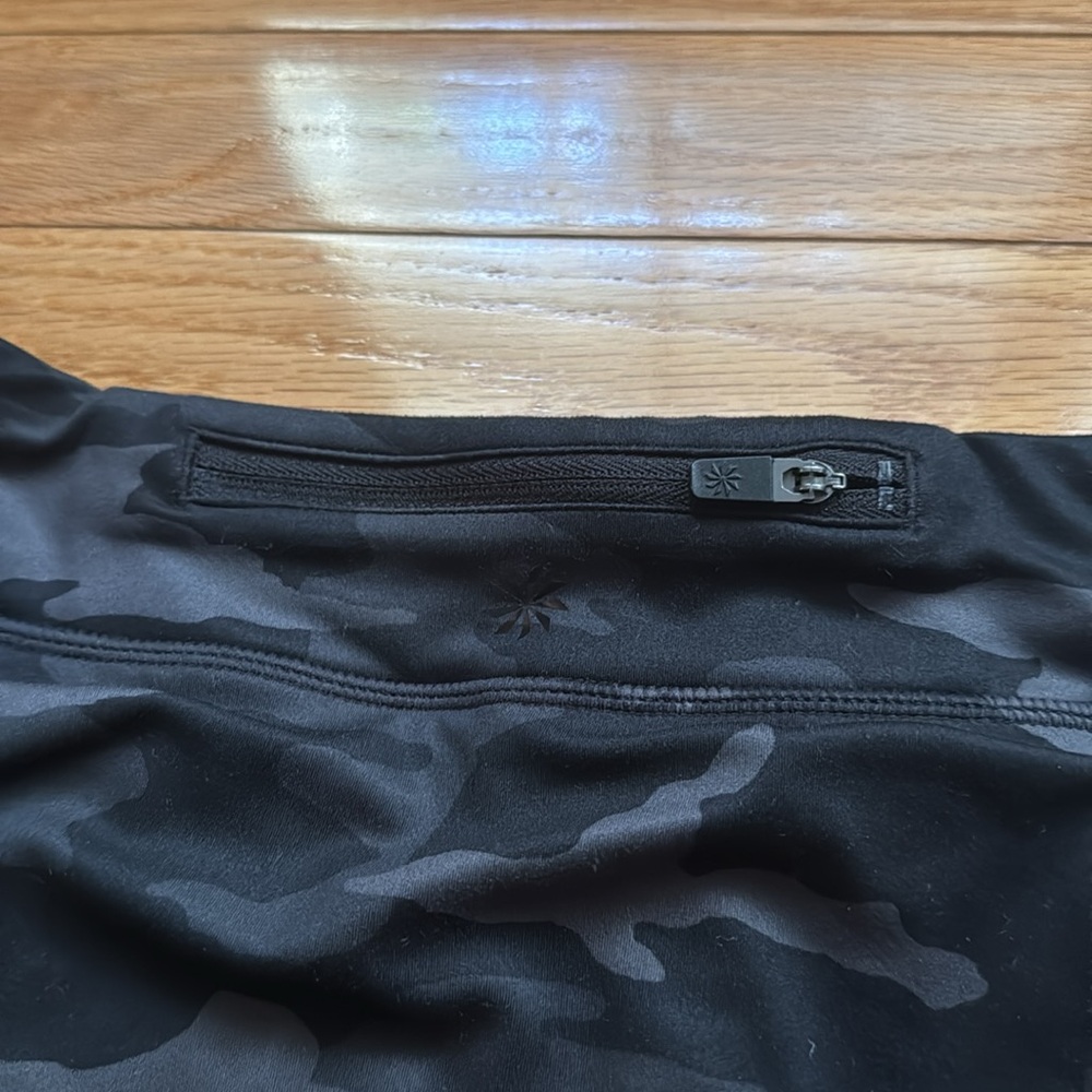 Athleta Girl Black Camouflage Skort, Size Medium (8-10) - Picture 5 of 5